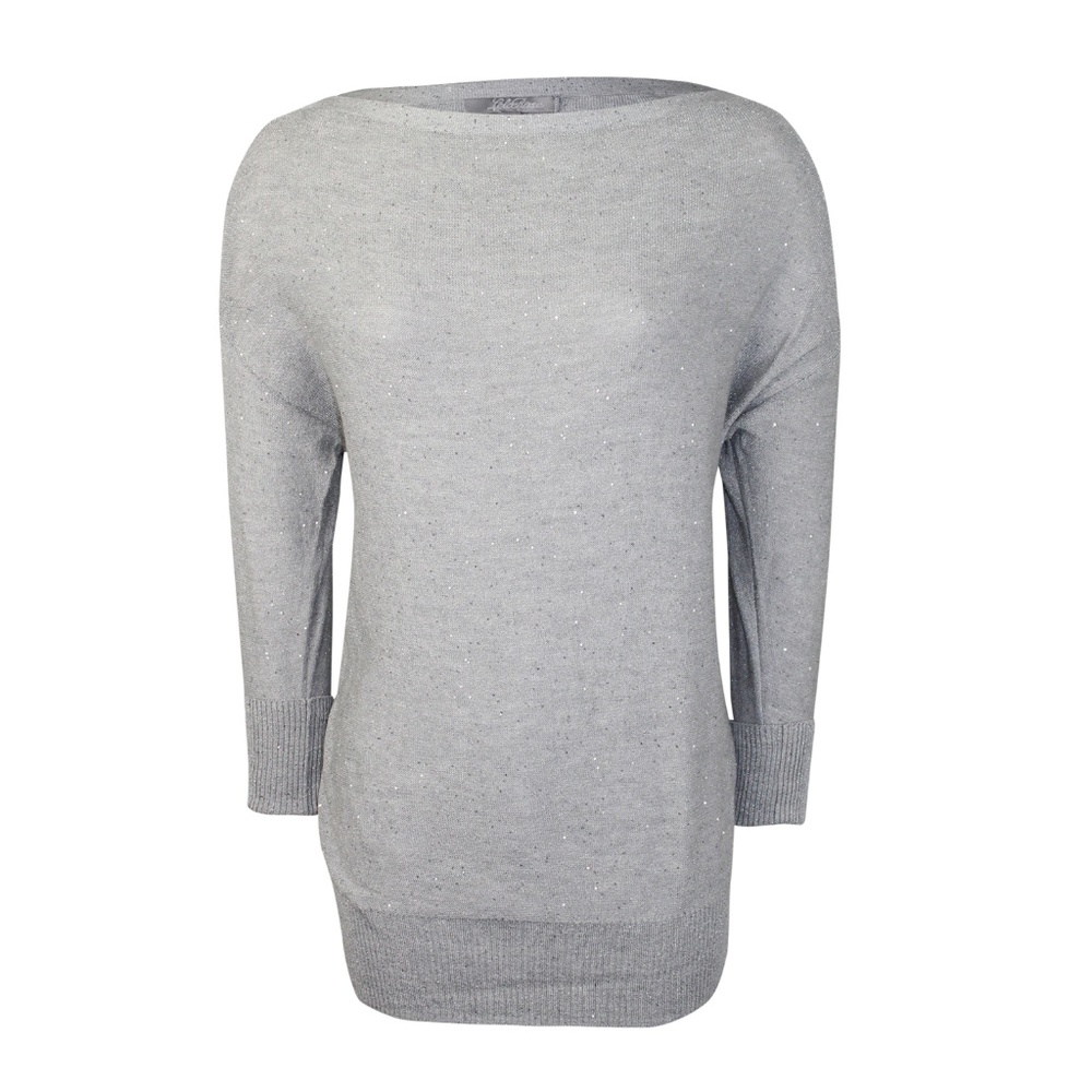 Lela Rose Embellished Boatneck Sweater NWT
